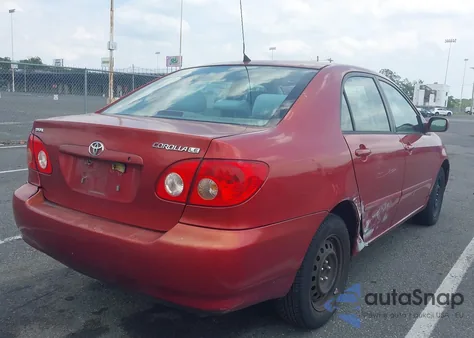 2008 Toyota Corolla Le из США, поврежденный, VIN 2T1BR32E98C937326